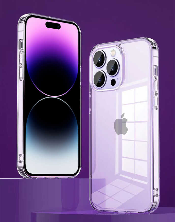 Wiwu ZCC-108 Concise Serisi iPhone 14 Pro Max Şeffaf Airbag Tasarımlı Telefon Kılıfı - 5 Wiwu ZCC-108 Concise Serisi iPhone 14 Pro Max Şeffaf Airbag Tasarımlı Telefon Kılıfı - 5